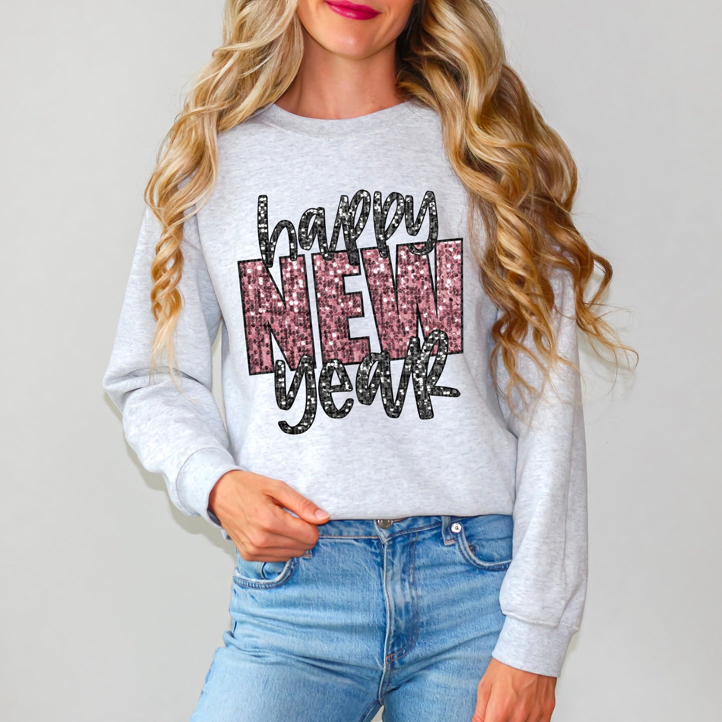 Happy New Year Ready to Press DTF Transfer Sublimation Transfer
