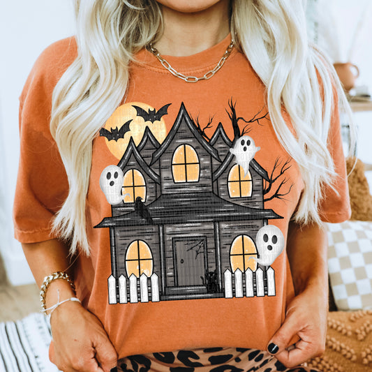 Halloween Haunted House Ready to Press Transfer