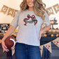 Hawks Red Bow Ribbon Sports Mascot Ready to Press Transfer DTF Transfer Sublimation Transfer