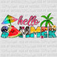 Hello Summer Ready to Press Transfer