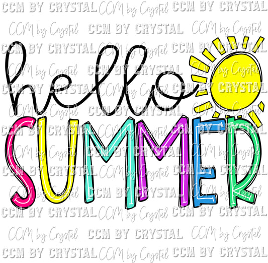 Summer Vibes Ready to Press Transfer