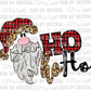 Ho Ho Ho Santa Background Ready to Press Transfer