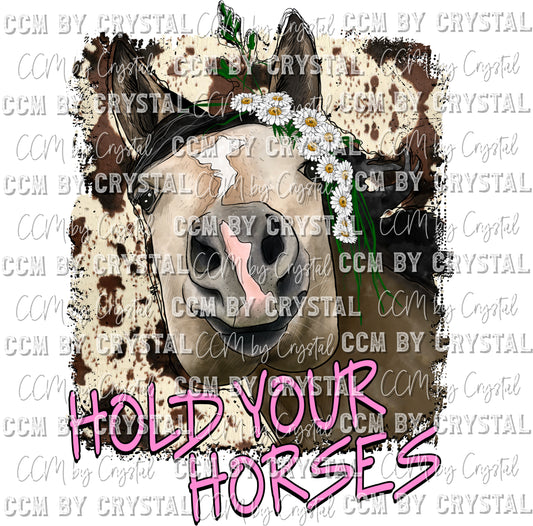 Hold Your Horses Print Ready to Press Transfer