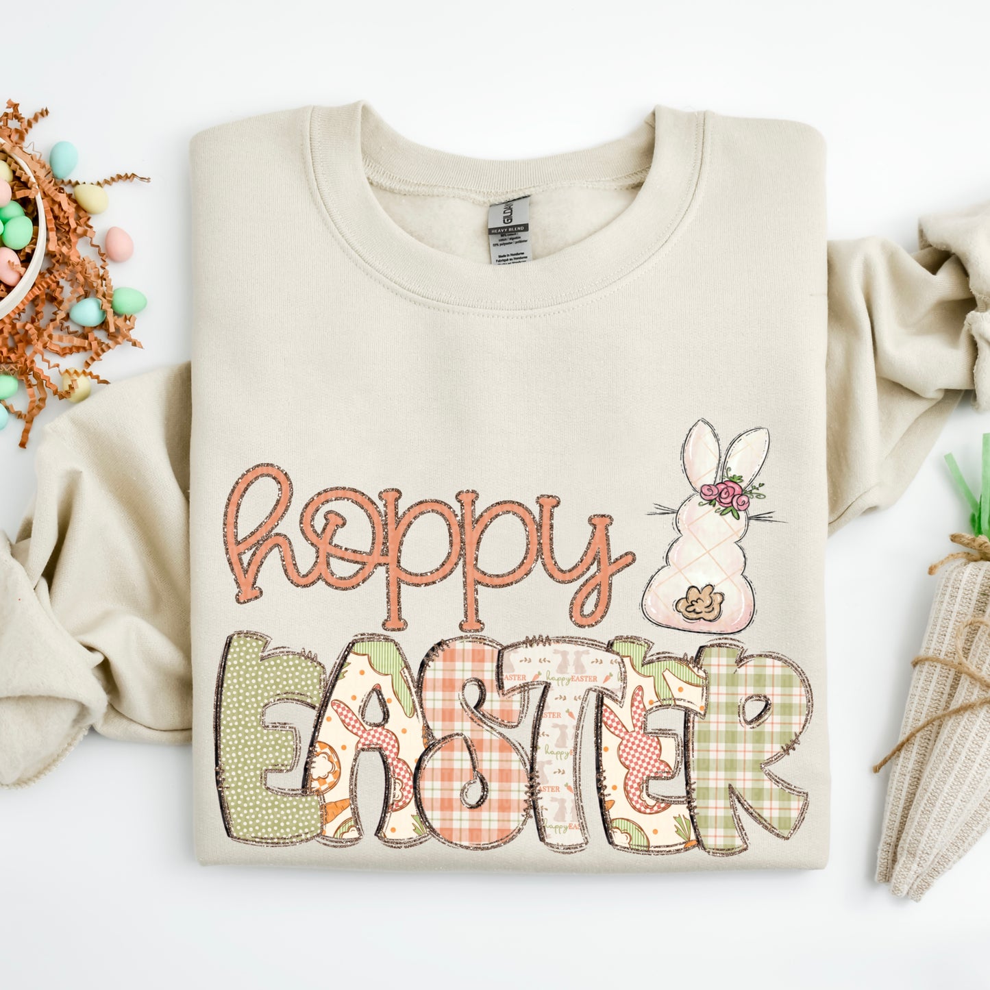 Hoppy Easter Ready to Press Transfer DTF Transfer Sublimation Transfer