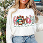 Howdy Christmas Western Snowman Ready to Press Transfer DTF Transfer Sublimation Transfer