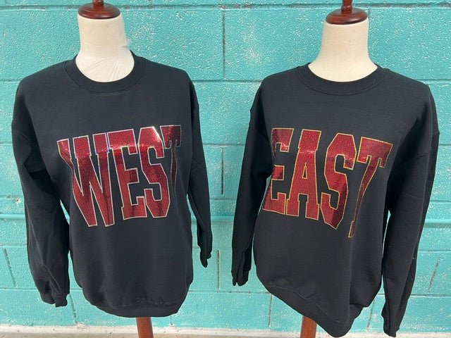 Victoria EAST OR WEST Spangle, Hoodie, Sweatshirt, T-shirt