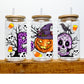 Halloween UV DTF Transfer 16oz Libby Glass Can Wrap Ready to Apply