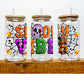 Spooky Vibes UV DTF Transfer 16oz Libby Glass Can Wrap Ready to Apply