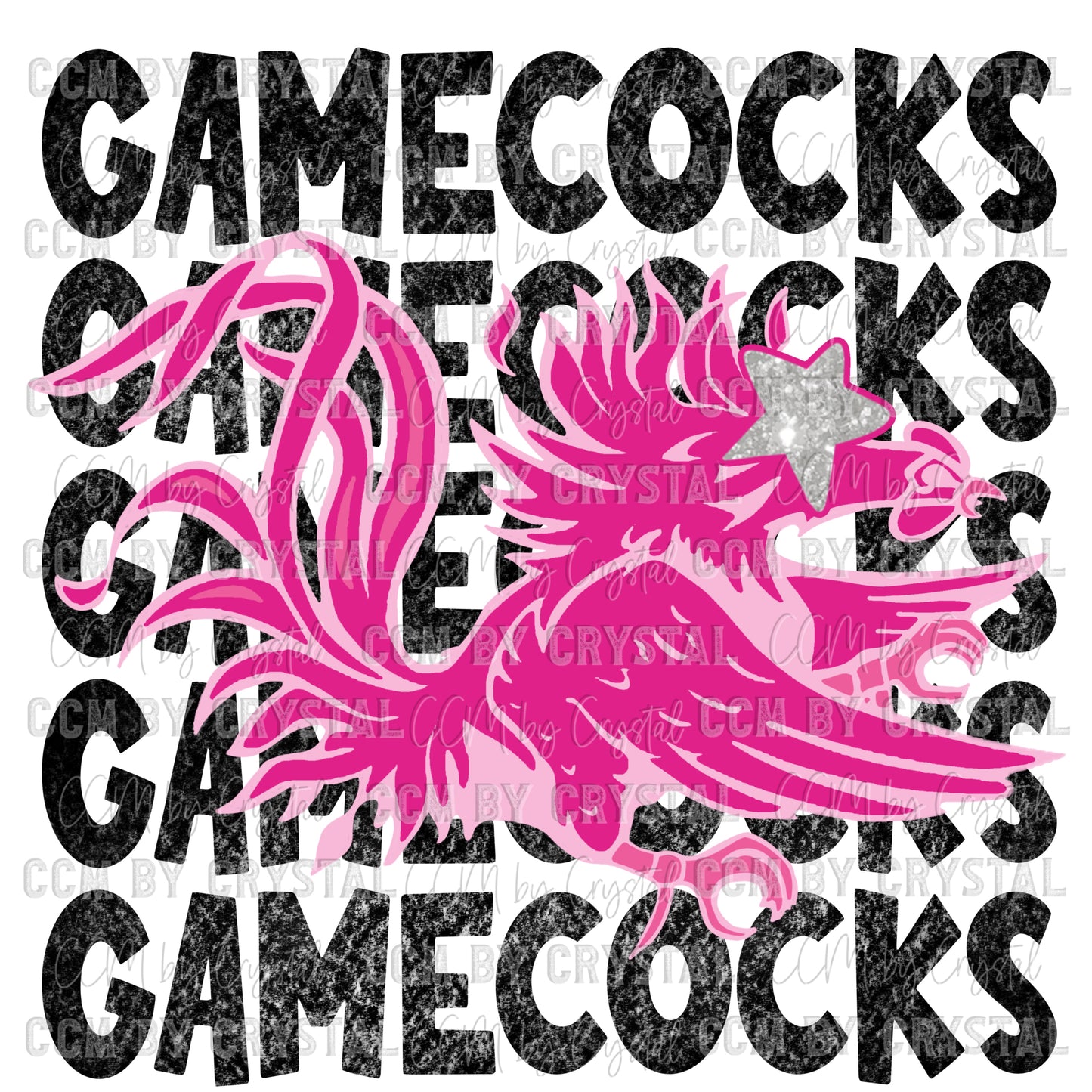 Gamecocks Pink Out Mascot Ready to Press Transfer