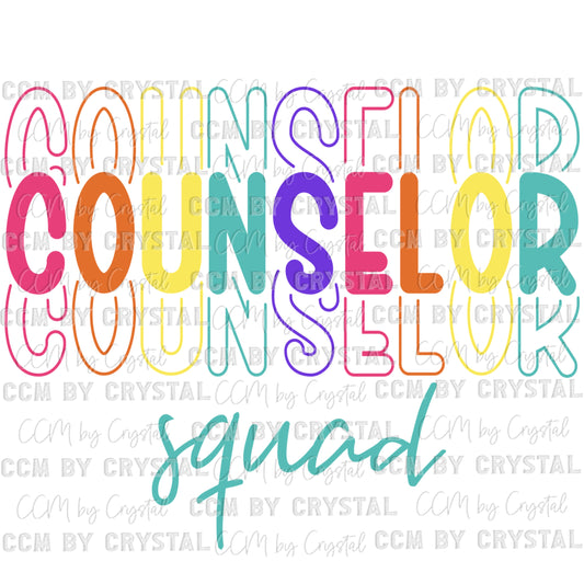 Counselor Squad Ready to Press Transfer