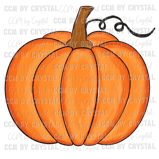 Pumpkin Thanksgiving Fall Ready to Press Transfer