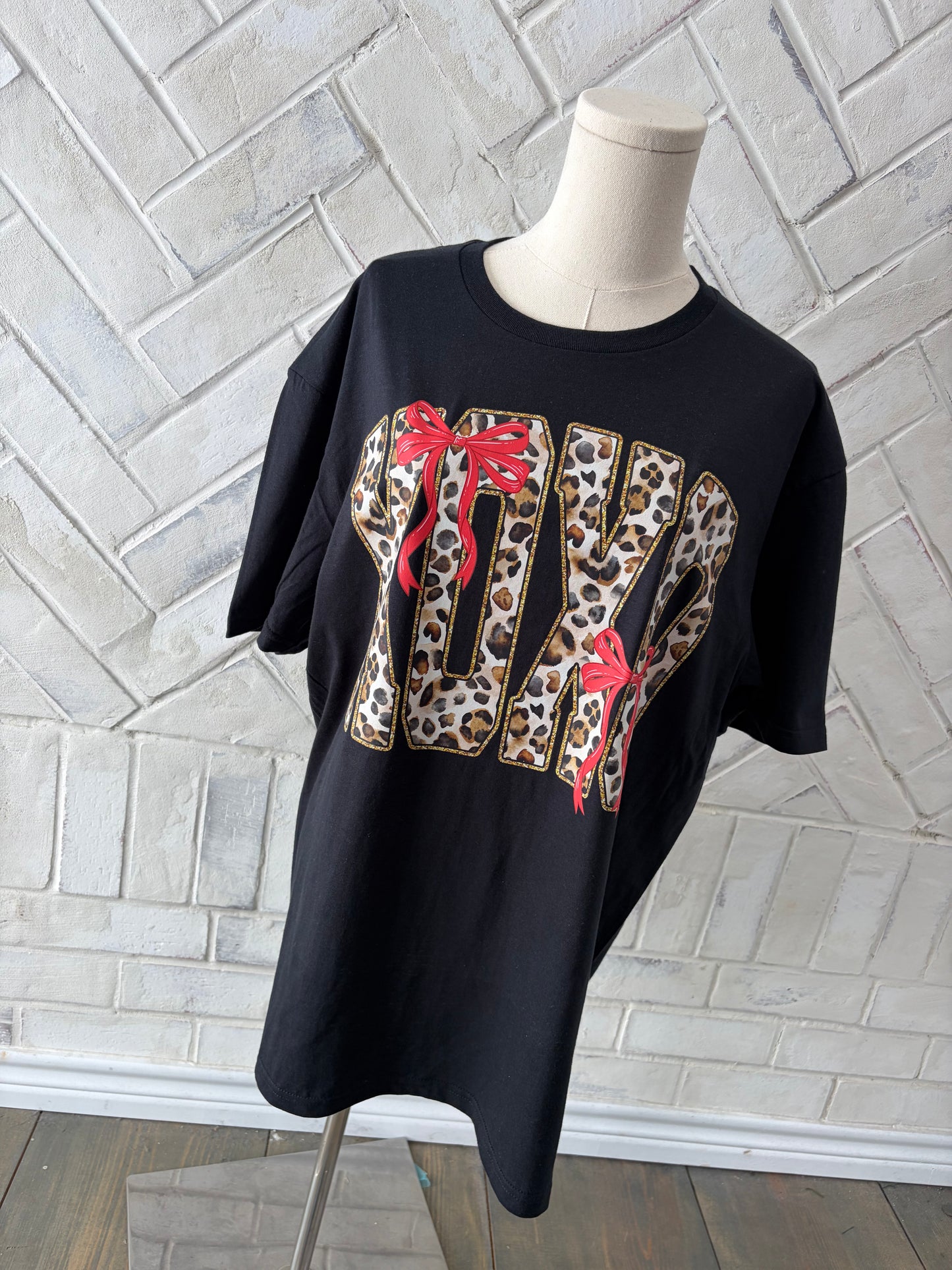 XoXO Red Bows Valentines T Shirt, Long Sleeve, Sweatshirt