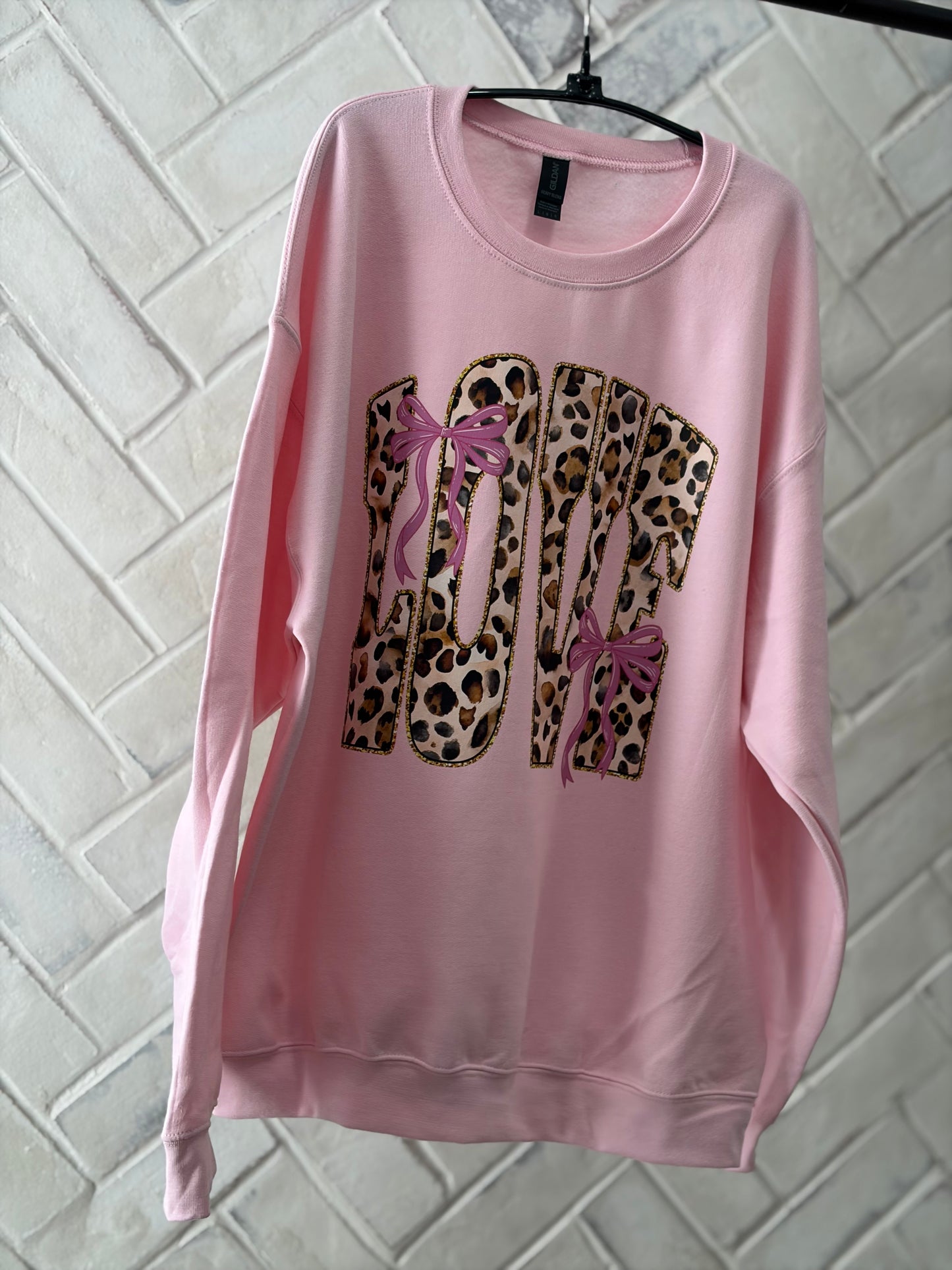 Love Pink Bows Valentines T Shirt, Long Sleeve, Sweatshirt
