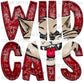 Wildcats Faux Embroidery Faux Sequins Ready To Press Transfer