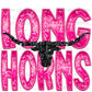 Longhorns Mascot Faux Sequins Faux Embroidery PNG Digital File ONLY