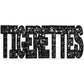 Tigerettes Black Mascot Faux Embroidery Faux Sequins Ready To Press Transfer