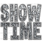 Showtime Silver Faux Embroidery Faux Sequins Ready To Press Transfer