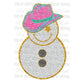 Glitter Snowman Christmas Ready To Press Transfer