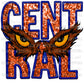 Central Hawks Faux Sequins Faux Embroidery PNG Digital File ONLY
