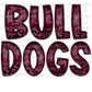 Bulldogs Faux Embroidery Faux Sequins PNG Digital File ONLY
