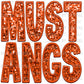Mustangs Faux Embroidery Faux Sequins PNG Digital File ONLY