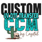 Custom UV DTF Transfer Ready to Apply