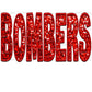 Bombers Faux Embroidery Faux Sequins PNG Digital File ONLY