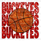Buckeyes Basketball Faux Embroidery Faux Sequins PNG Digital File ONLY