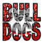 Bulldogs Faux Embroidery Faux Sequins PNG Digital File ONLY