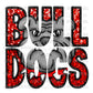 Bulldogs Faux Embroidery Faux Sequins Ready To Press Transfer DTF Sublimation