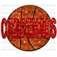 Cardinals Basketball Faux Embroidery Faux Sequins PNG Digital File ONLY