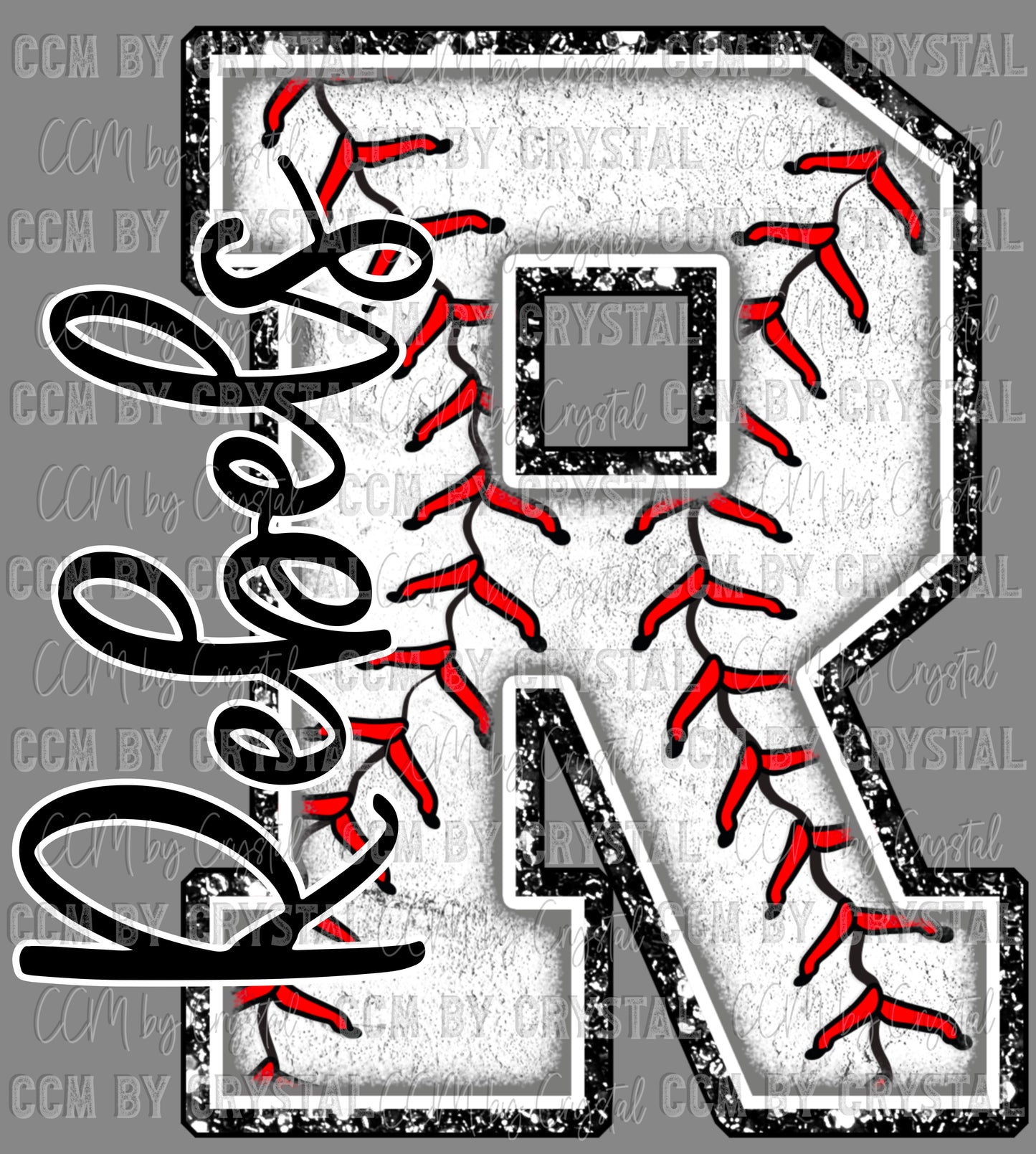 R Rebels Baseball Ready To Press Transfer DTF Sublimation