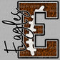 E Eagles Football Ready To Press Transfer DTF Sublimation