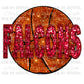 Falcons Basketball Faux Embroidery Faux Sequins PNG Digital File ONLY