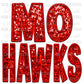 Mohawks Faux Embroidery Faux Sequins PNG Digital File ONLY