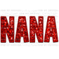 Nana Faux Embroidery Faux Sequins PNG Digital File ONLY