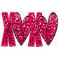XOXO Hearts Valentine’s Day Ready to Press Transfer DTF Transfer Sublimation Transfer