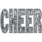 Cheer Faux Sequins Faux Embroidery Ready to Press Transfer DTF Transfer Sublimation Transfer