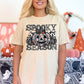 Spooky Season Pumpkin Halloween Faux Rhinestone Effect Ready to Press Transfer DTF Transfer Sublimation Transfer