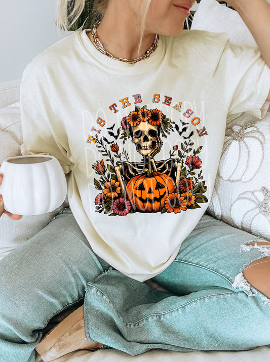 Tis The Season Halloween Ready to Press Transfer DTF Transfer Sublimation Transfer