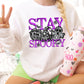 Stay Spooky Halloween Faux Rhinestone Effect Ready to Press Transfer DTF Transfer Sublimation Transfer