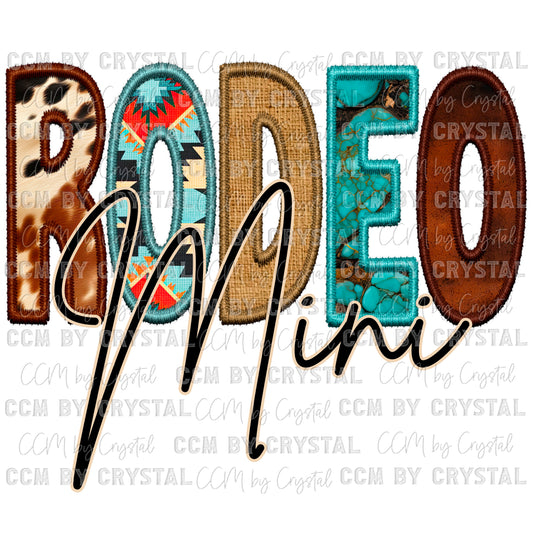 Rodeo Mini Ready to Press Transfer DTF Transfer Sublimation Transfer