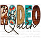 Rodeo Queen and Rodeo Princess Faux Embroidery PNG Digital File ONLY