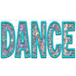 Dance Faux Embroidery PNG Digital File ONLY