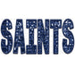 Saints Faux Embroidery Faux Sequins PNG Digital File ONLY