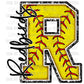 R Redbirds Softball PNG Digital File ONLY