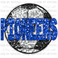 Pioneers Soccer Faux Embroidery Faux Sequins PNG Digital File ONLY