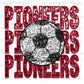 Pioneers Soccer Faux Embroidery Faux Sequins PNG Digital File ONLY