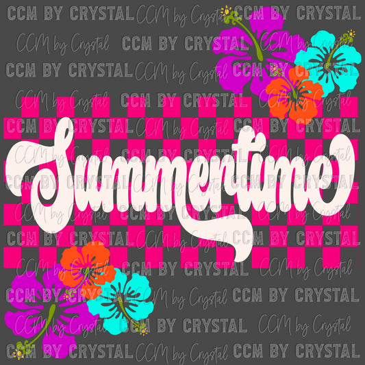 Summertime Ready to Press Transfer DTF Transfer