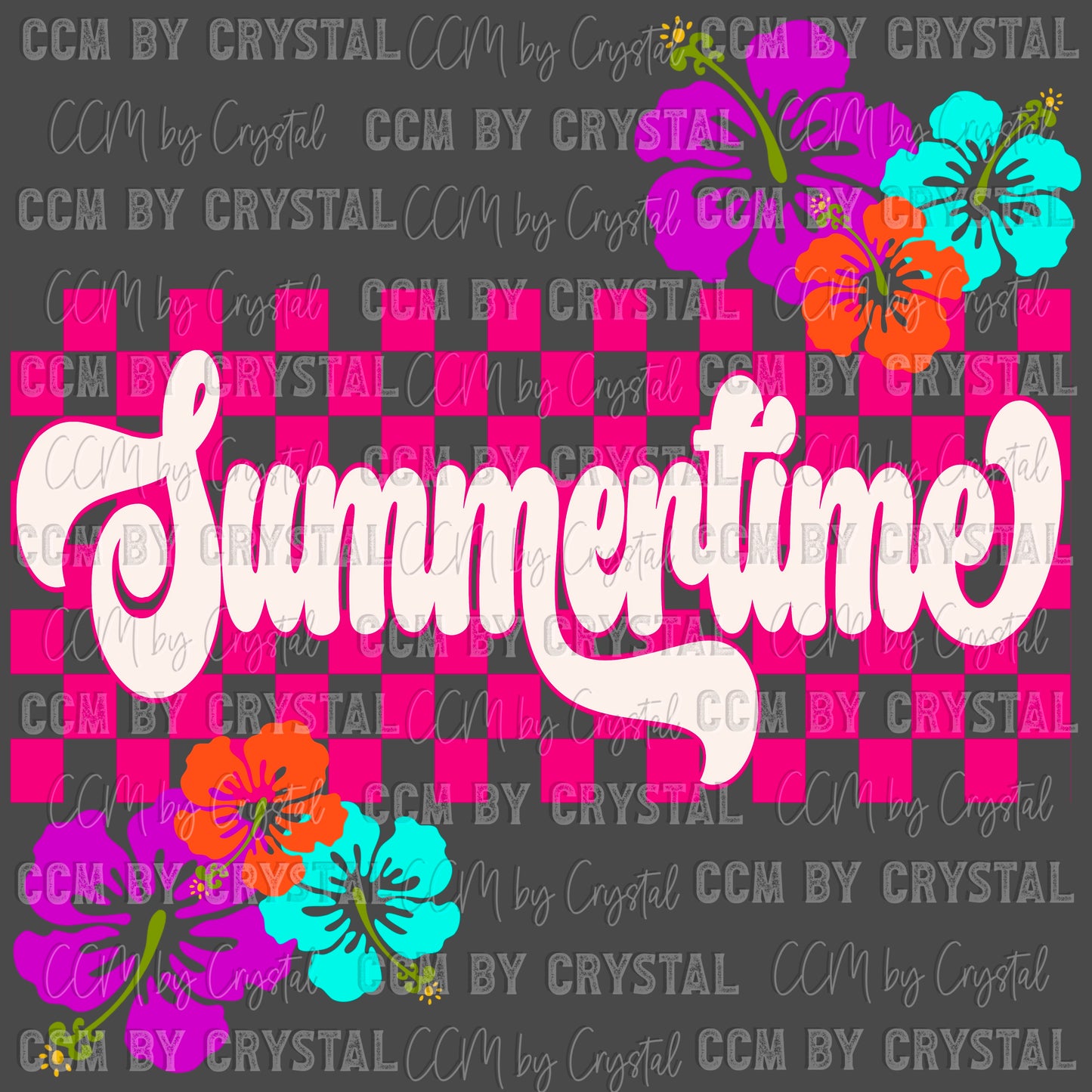 Summertime Ready to Press Transfer DTF Transfer Sublimation Transfer
